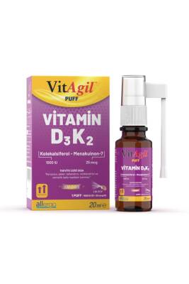 Allergo Vitagil Vitamin D3 + K2 20 Ml Sprey - 1