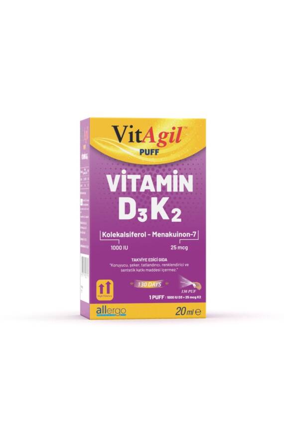 Allergo Vitagil Vitamin D3 + K2 20 Ml Sprey - 2