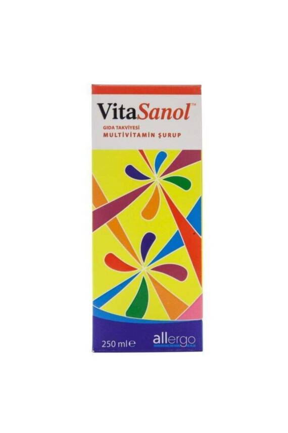 Allergo Vitasanol Multivitamin Mineral Şurup 250ml - 1