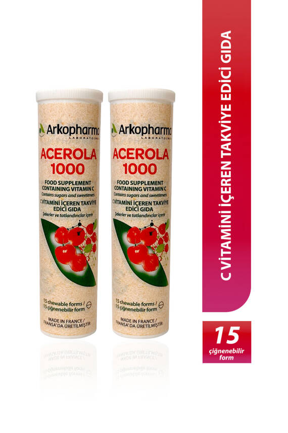 Arkopharma Azinc Acerola 1000 C Vitamini Içeren Takviye Edici Gıda - 1