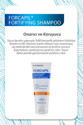 Arkopharma Forcapil Fortifying Shampoo – Onarıcı Ve Koruyucu Şampuan - 4