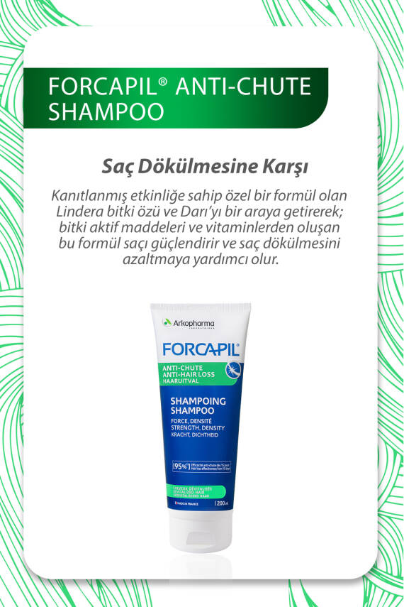 Arkopharma Forcapil Keratin Anti Hair Loss Şampuan 200 ml - 5