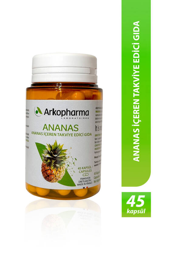 Arkopharma Laboratoires Ananas Bromelain 45 Kapsül - 1