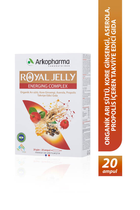 Arkopharma Royal Jelly Energing Complex 20 Ampül - 1