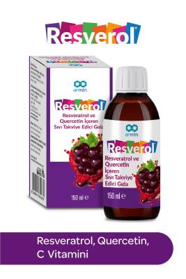 Armin Resveratrol,Quercetin Ve C Vitamini Içeren Sıvı Takviye Edici Gıda 150 ml - Resverol