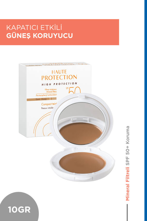 Avene Compact SPF 50+ Teintee Dore - Mineral Filtreli Kompakt Renkli Güneş Koruyucu - 1
