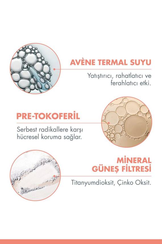Avene Tinted Mineral Fluide SPF 50+ Mineral Filtreli Renkli Yüksek Korumalı Güneş Kremi 40 ml - 3