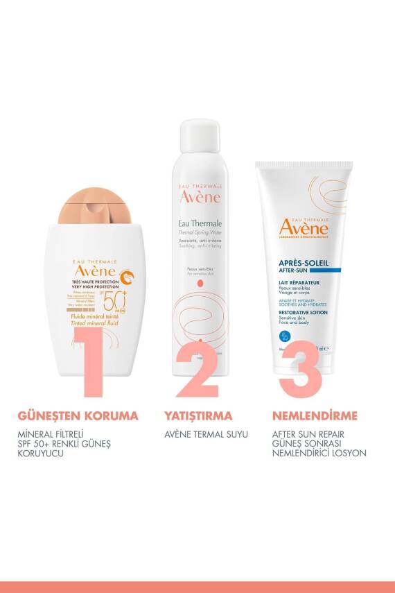 Avene Tinted Mineral Fluide SPF 50+ Mineral Filtreli Renkli Yüksek Korumalı Güneş Kremi 40 ml - 6