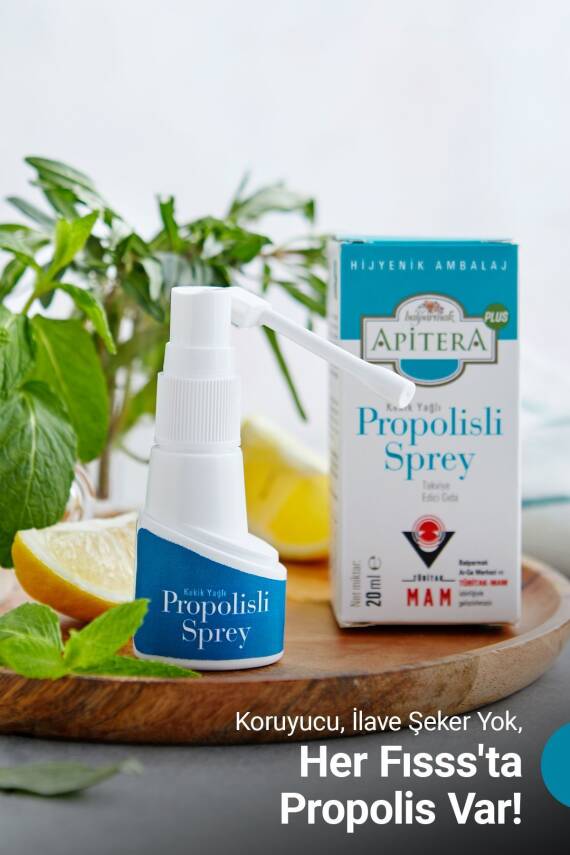 Balparmak Apitera Plus Kekik Yağlı Propolisli Sprey 20 ml - 3