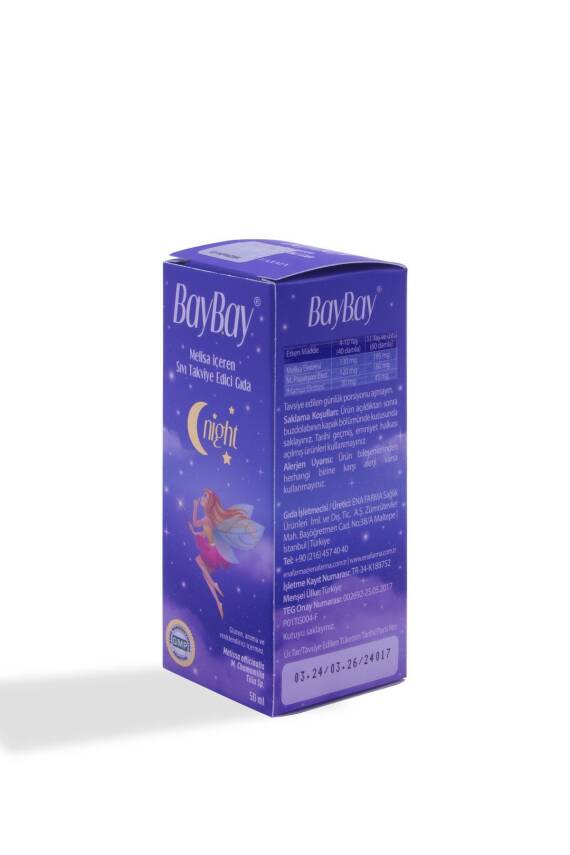 Baybay Night Bitkisel Damla 50 ml - 4