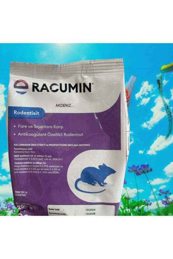 Bayer Envu Racumin Buğday Fare Ve Sıçan Zehiri 250 gram (ZEHİRLİ BUĞDAY) - 2