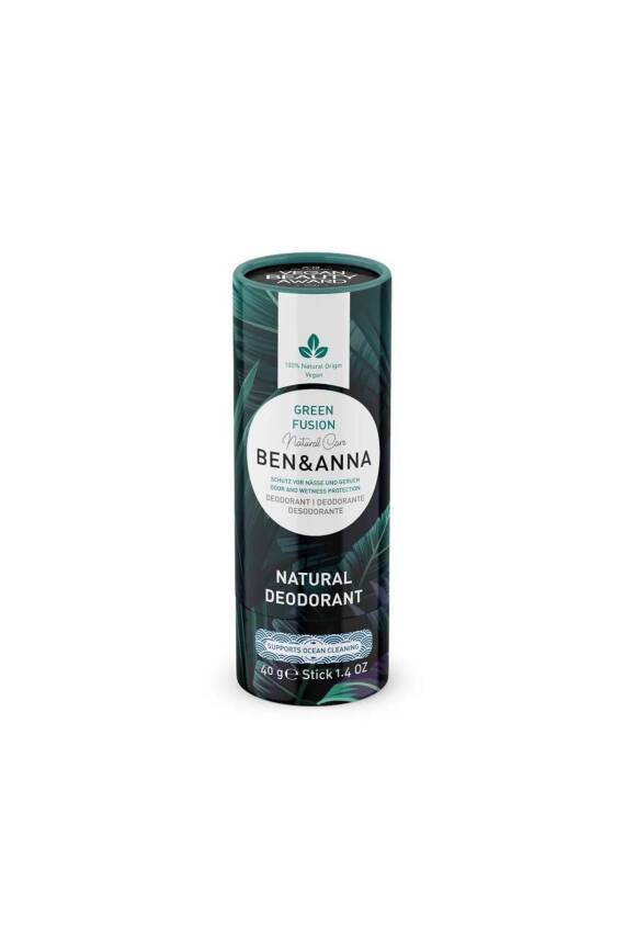 Ben & Anna Green Fusion Vegan Natural Deodorant Stick 40 G - 1