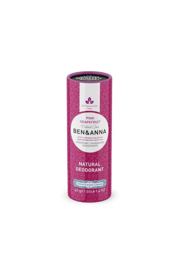 Ben & Anna Pink Grapefruit Vegan Deodorant Stick 40 G - 1