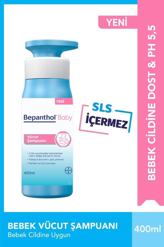 Bepanthol Baby Vücut Şampuanı 400 ml - 1