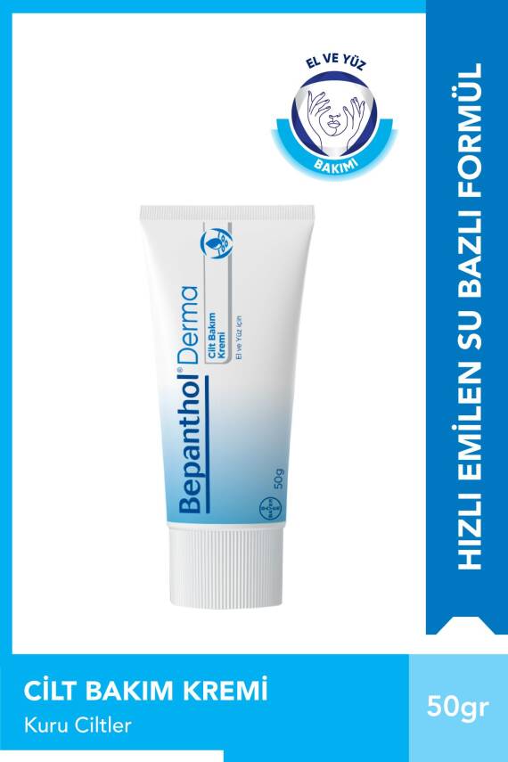 Bepanthol Cilt Bakım Kremi 50gr l Tüm Cilt Tiplerine Uygun, El ve Günlük Yüz Bakım - 1