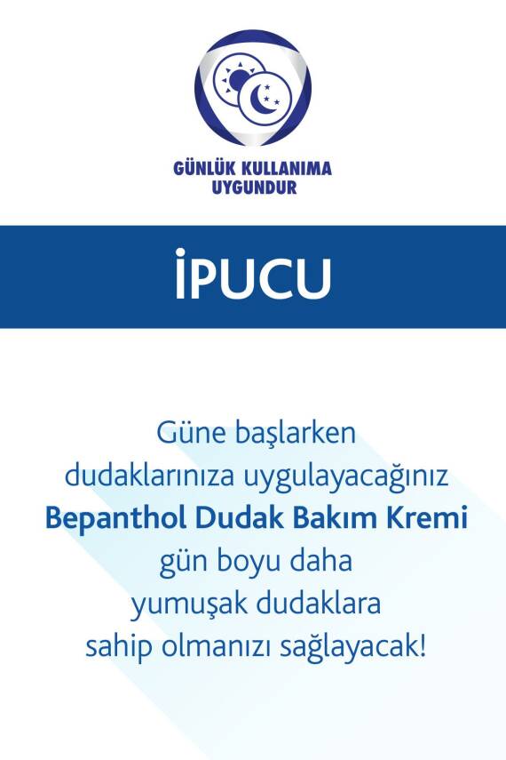 Bepanthol Dudak Bakım Kremi 7,5 ml Kuru Ve Çatlamış Dudaklar Için Günlük Yoğun Nemlendirici - 3