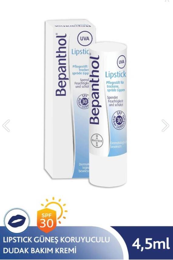 Bepanthol Lipstick Güneş Koruyucu Dudak Bakım Kremi l SPF 30 Güneş Koruyuculu Dudak Bakımı - 1