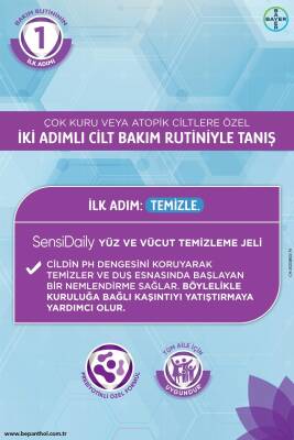 Bepanthol SensiDaily Yüz ve Vücut Temizleme Jeli 200ml - SensiWash Çok Kuru Atopik Ciltler, Günlük Vücut Bakım - 2