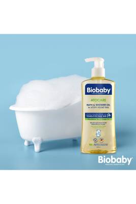 Biobaby Atocare Atopiye Eğilimli Ciltler İçin Temizleyici Duş Yağı 500ml - 4