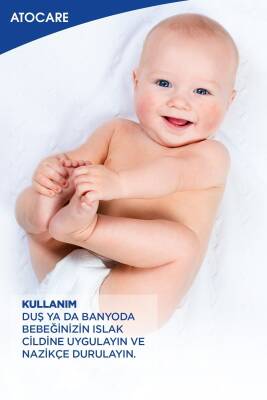 Biobaby Atocare Atopiye Eğilimli Ciltler İçin Temizleyici Duş Yağı 500ml - 5