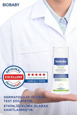 Biobaby Atocare Çok Kuru Ciltler İçin Saç Ve Vücut Şampuanı 300 ml - 6