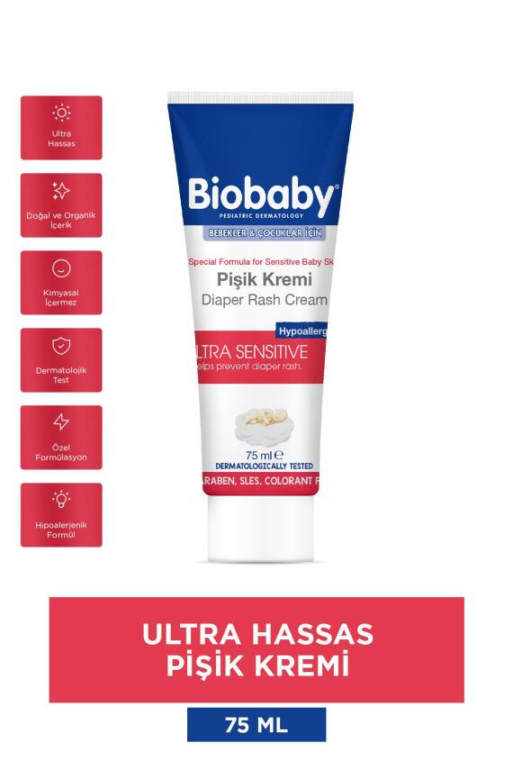 Biobaby Bebek Pişik Kremi %40 Çinko 75 gr - 2