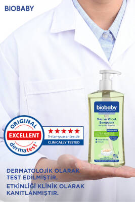 Biobaby Ultra Hassas Saç Ve Vücut Bebek Şampuanı 500 ml Prebiyotik Alman Papatyası 3 Al 2 Öde-Organik Içerik - 3