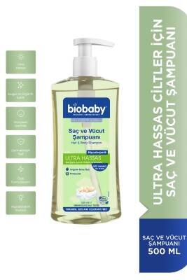 Biobaby Ultra Hassas Saç Ve Vücut Şampuanı 500 ml - 1