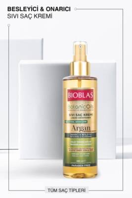 Bioblas Botanic Oils Argan Yağlı Sıvı Saç Kremi 200 Ml Onarıcı Bakım Kremi - 2