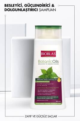 Bioblas Botanic Oils Isırgan Yağlı Şampuan 360 ml - 2