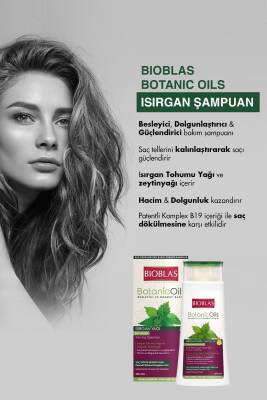 Bioblas Botanic Oils Isırgan Yağlı Şampuan 360 ml - 4