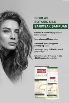 Bioblas Botanic Oils Sarımsak Şampuanı 360 ml - Kokusuz - 3