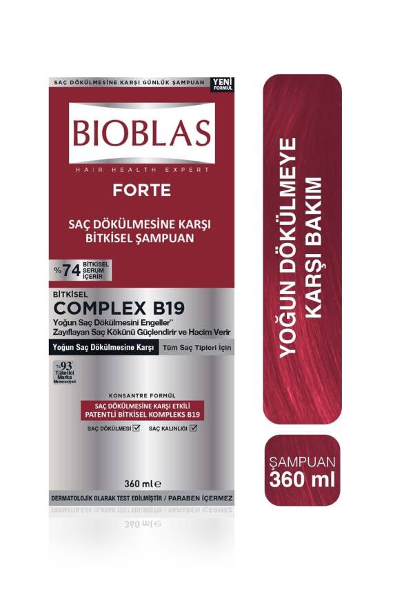 Bioblas Forte Dökülme Önleyici Şampuan 360 Ml - 1