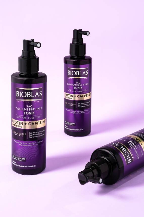 Bioblas Kafein Arjinin Biotin Saç Dökülmesi Karşıtı Tonik 200 Ml Besleyici, Güçlendirici, Dökülme Karşıtı - 5
