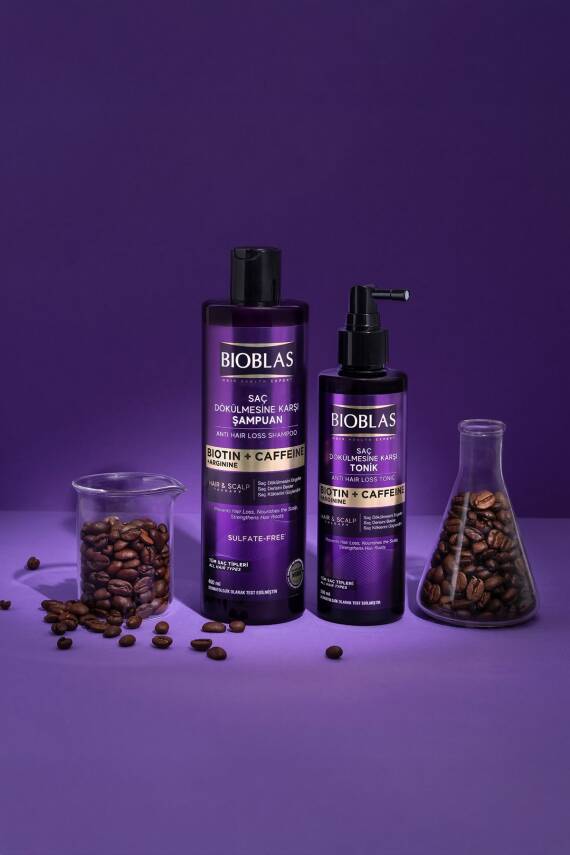 Bioblas Kafein Arjinin Biotin Saç Dökülmesi Karşıtı Tonik 200 Ml Besleyici, Güçlendirici, Dökülme Karşıtı - 2