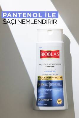 Bioblas Procyanidin & Biotin Dökülen Saçlar için Anti Stres Şampuanı 360 ml - Dökülme Karşıtı Şampuan - 4