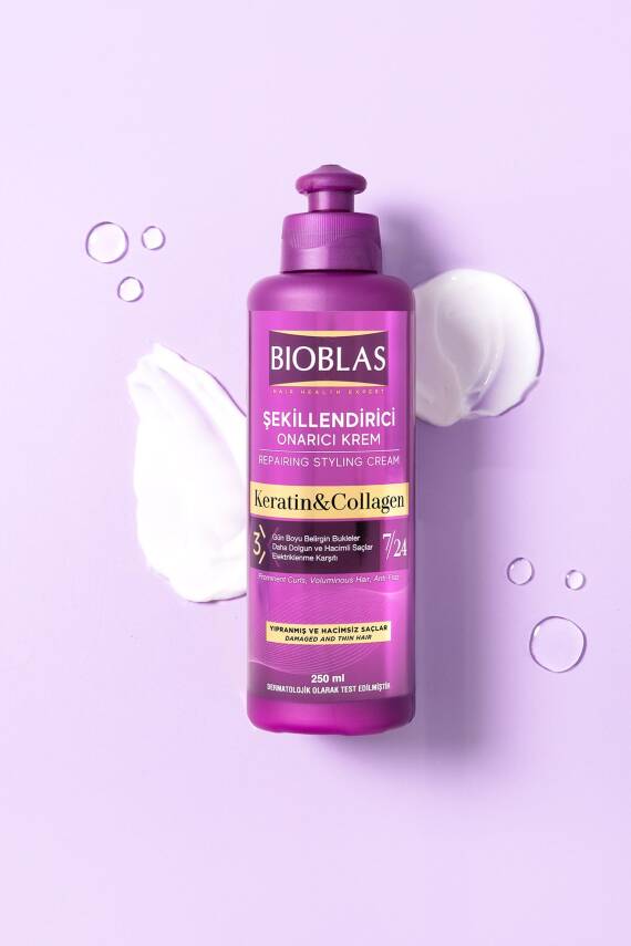 Bioblas Şekillendirici Saç Bakım Kremi Belirgin Bukleler Dalgalı Ve Kıvırcık Saçlar 250ML - 2