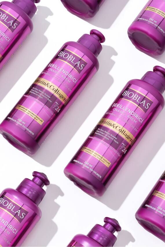 Bioblas Şekillendirici Saç Bakım Kremi Belirgin Bukleler Dalgalı Ve Kıvırcık Saçlar 250ML - 5