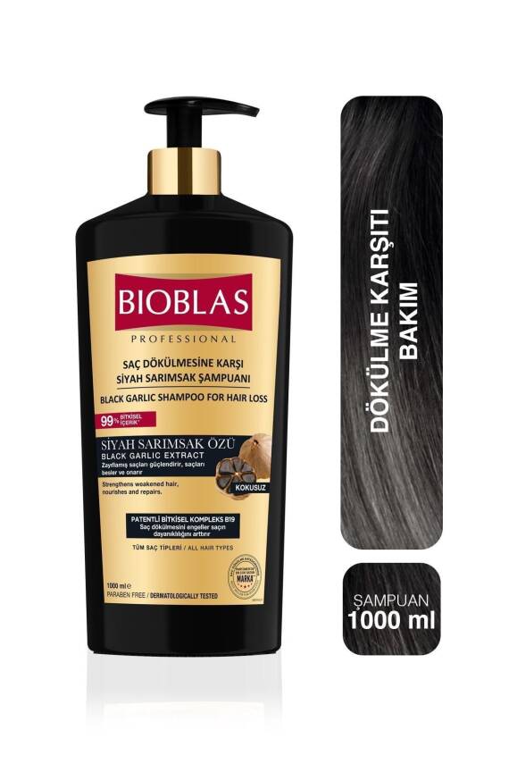 Bioblas Siyah Sarımsak Şampuanı 1000 Ml - 1