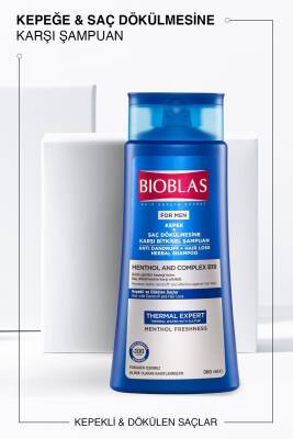 Bioblas Thermal Expert Men Kepek ve Saç Dökülmesine Karşı Şampuan 360 Ml - 2