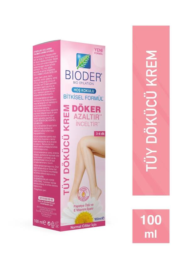 Bioder Normal Ciltler Için Tüy Dökücü Krem 100 ml - 1