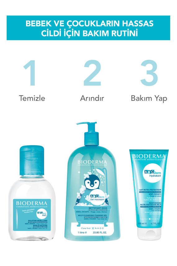 Bioderma Abcderm Foaming Cleanser 1 L - 5