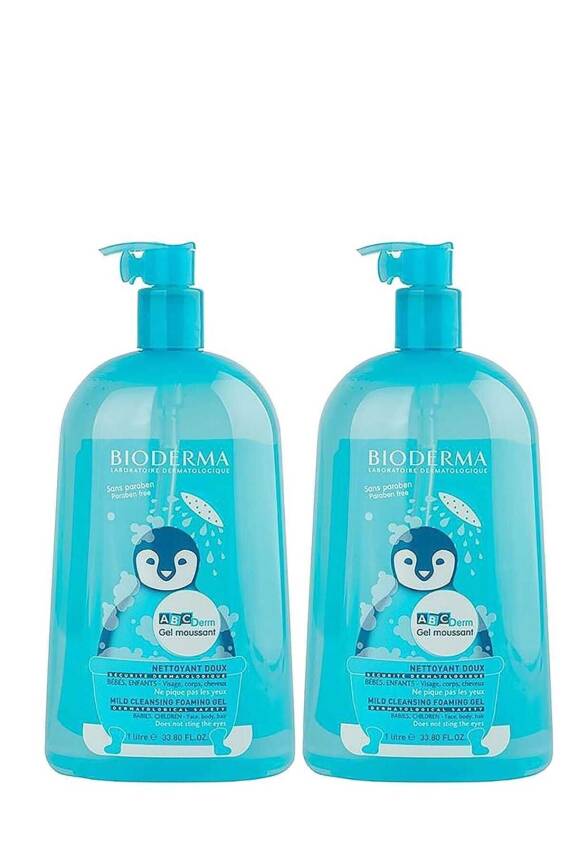 Bioderma ABCDerm Foaming Cleanser 2 X 1 L - 1
