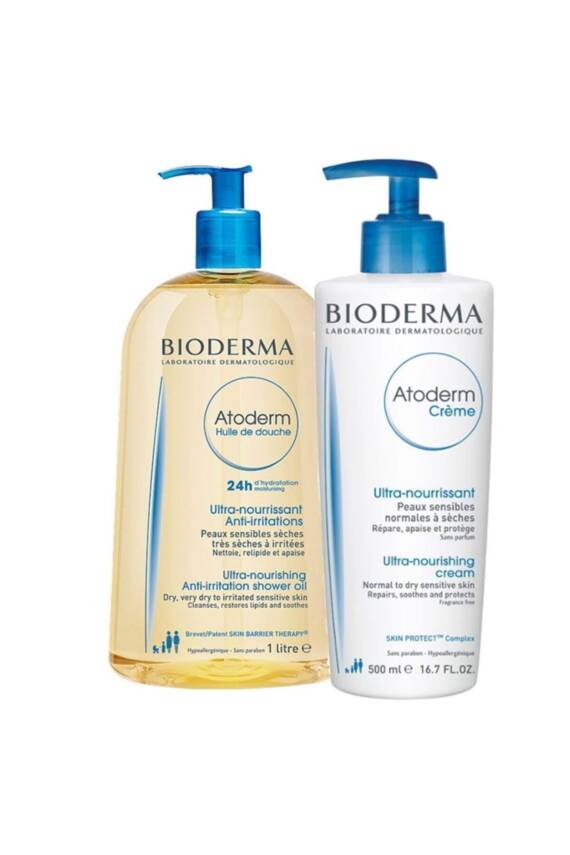 Bioderma Atoderm Banyo Ve Vücut Bakım Seti | Nemlendirici Bakım Orijinal Boy - 1
