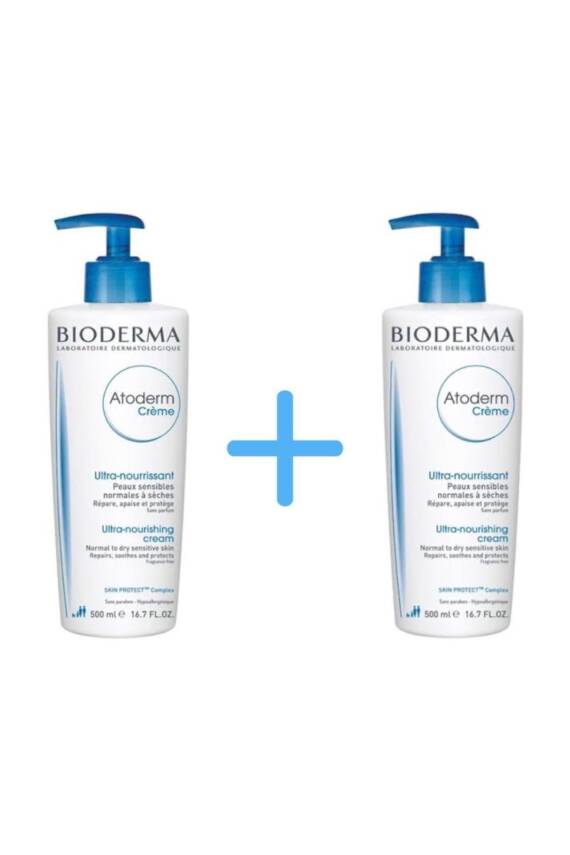 Bioderma Atoderm Creme 500 ml 2'li Set - 1