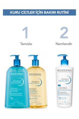Bioderma Atoderm Shower Oil Kuru Cilt Nemlendirici ve Besleyici Duş Yağı Niasinamid Yetişkin Çocuk 1 Lt - 5