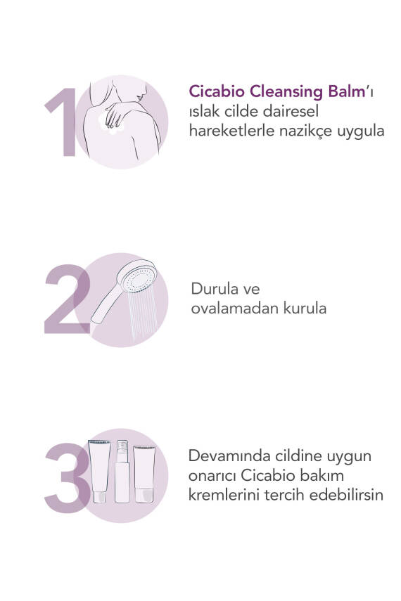 Bioderma Cicabio Cleansing Balm Hasar Görmüş Ciltler Için Onarıcı Balm Dokulu Temizleyici 200 ml - 5