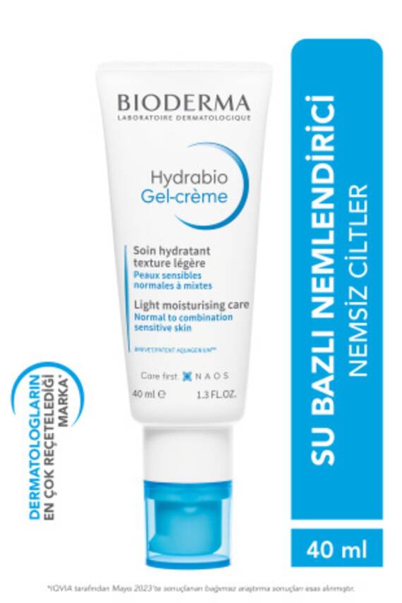 Bioderma Hydrabio Gel-Cream Kuru Cilt Nemlendirici Jel Dokulu Niasinamid E Vitamini İçeren Yüz Kremi 40 ml - 1