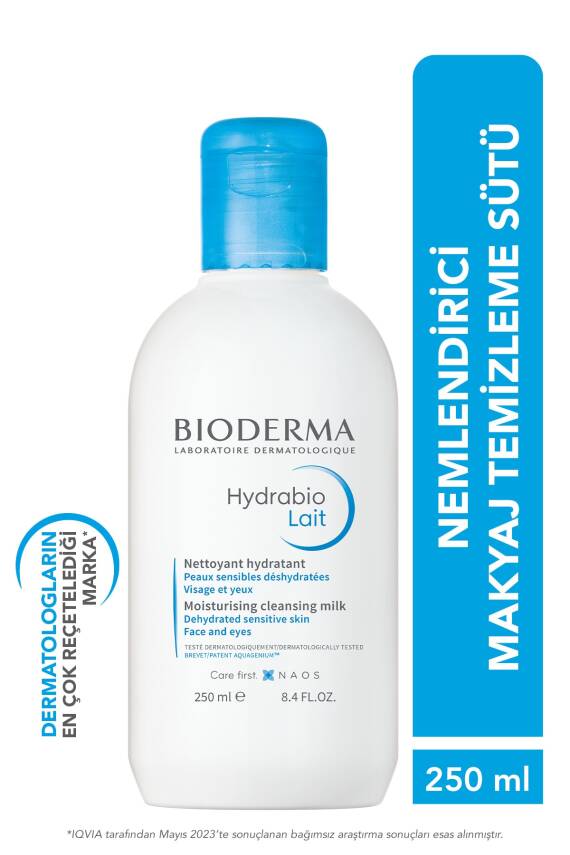 Bioderma Hydrabio Milky Cleanser Nemlendirici Makyaj Temizleme Sütü 250 ml - 1