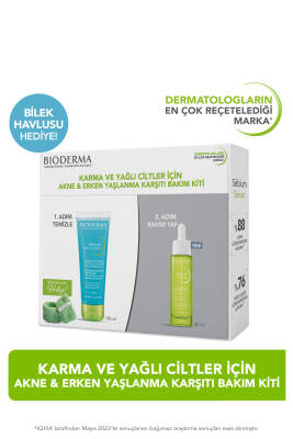 Bioderma Karma Yağlı ve Akne Eğilimli Ciltler İçin Sivilce Karşıtı Bakım Seti - 1